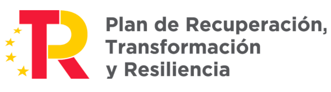 logo plan recuperación transformación resiliencia amarillo rojo estrellas