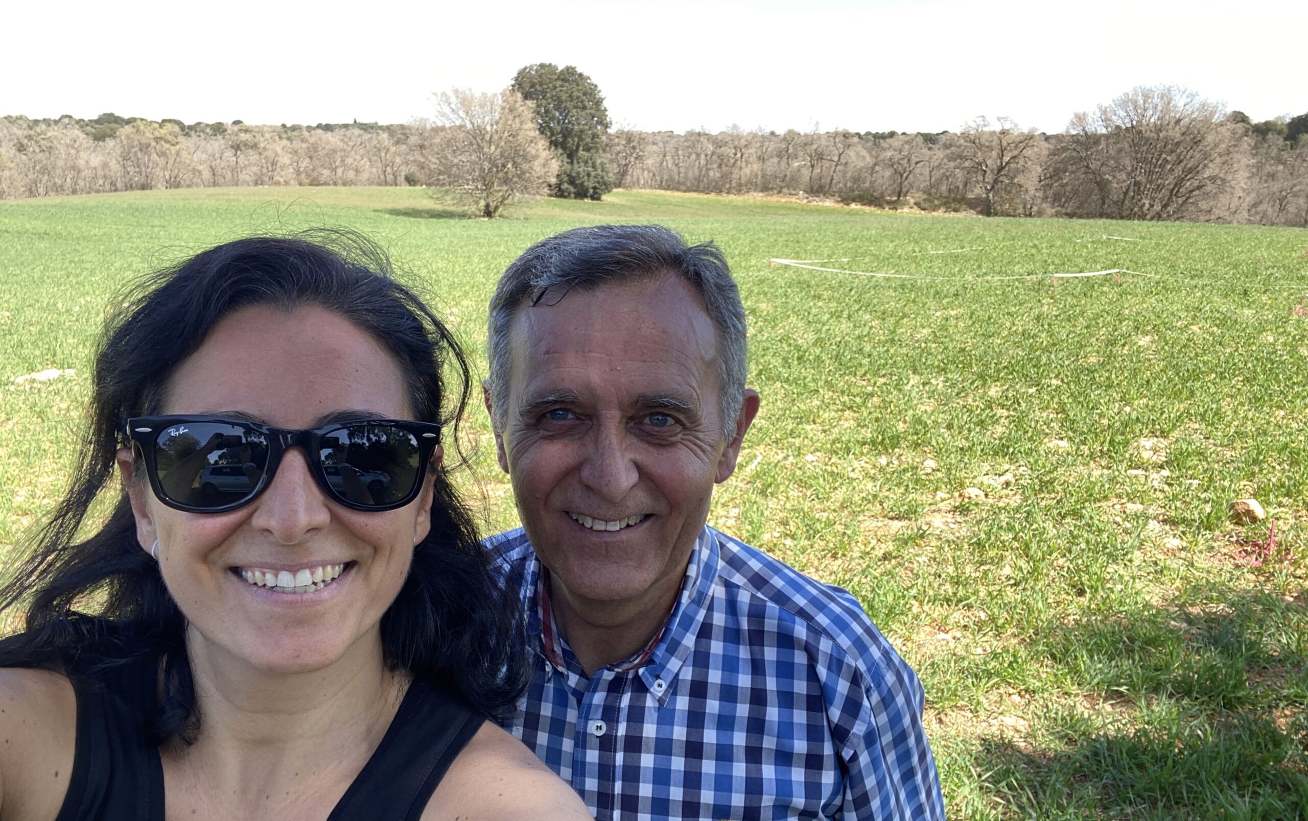 romerosa ecológica desconectada sostenible rural tierra guadalajara alcarria replanteo segado arquitectos francisco rosario gafas sol equipo