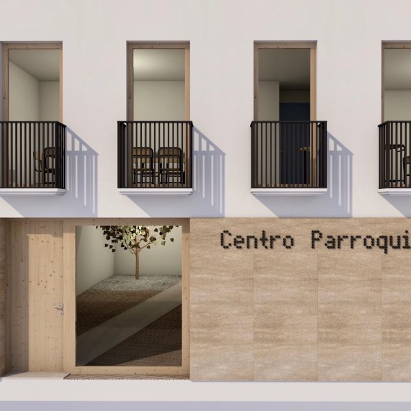 centro parroquial san roque arjonilla jaén segado arquitectos diseño fachada