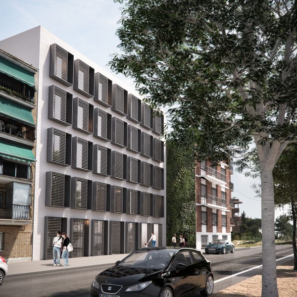 render vallecas concurso emvs madrid mch collective housing wajnerman brechner segado viviendas celosía