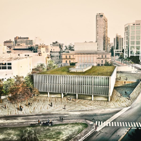 concursos caf montevideo uruguay balloon lab brechner ebergenyi segado wajnerman pérez guzmán aérea render oficinas